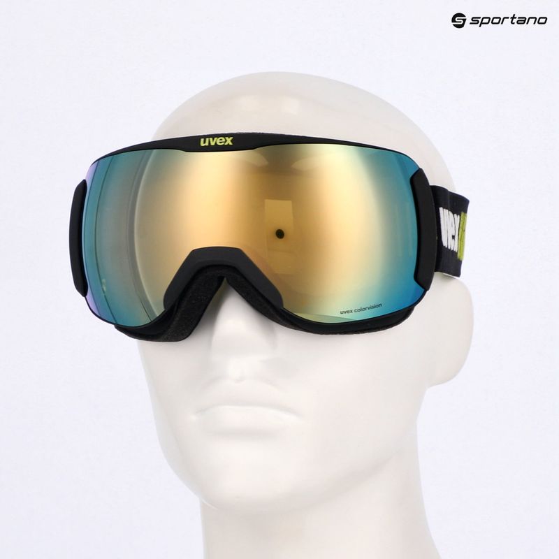 Síszemüveg UVEX Downhill 2100 CV Race black matt/mirror gold clear 9