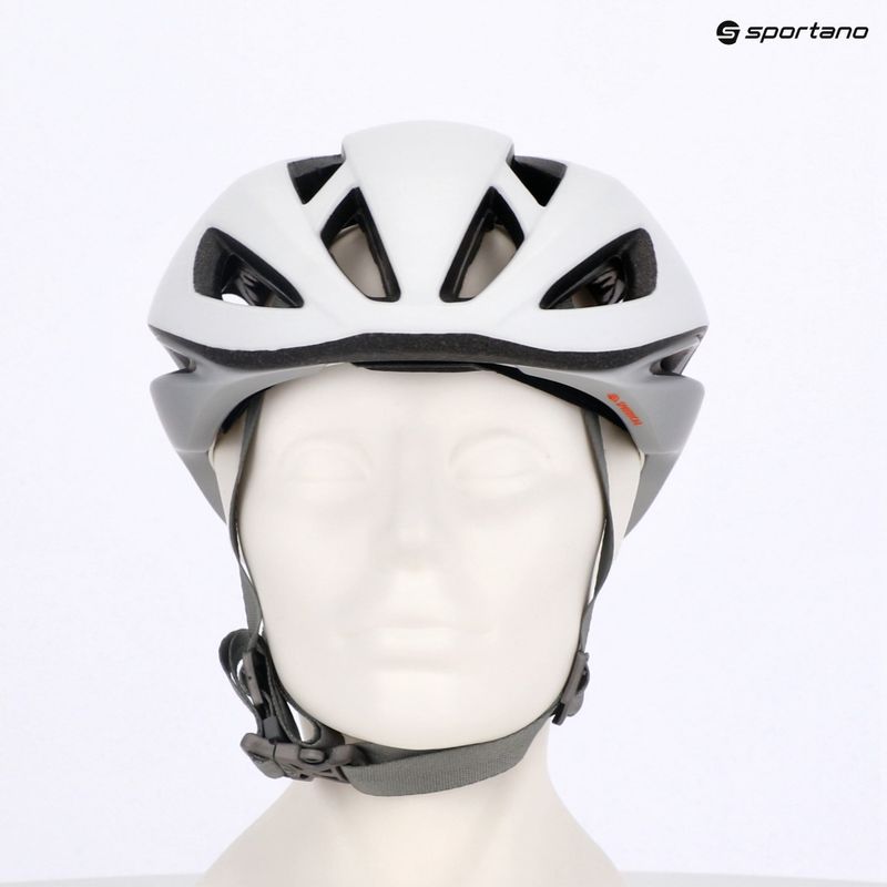 Kerékpáros sisak Giro Eclipse MIPS Spherical matte white/silver 8