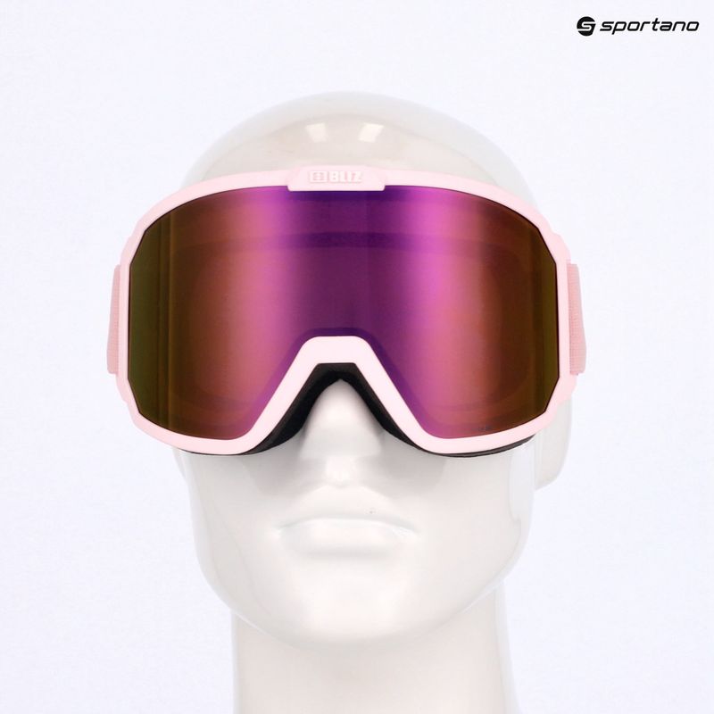 Síszemüveg Bliz Rave matt powder pink/brown pink multi 11