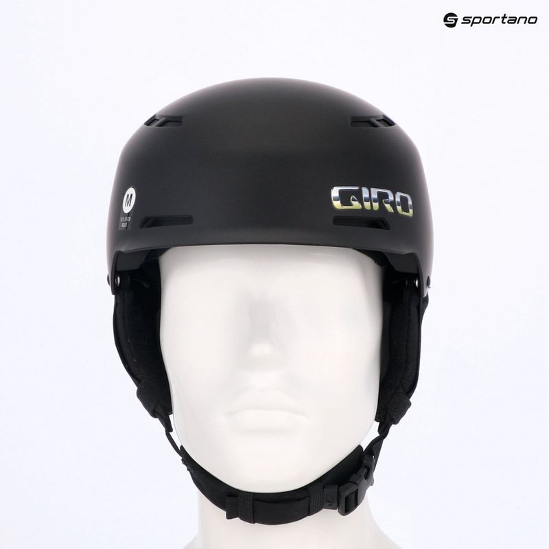 Sísisak Giro Trig Mips matte black chrome 8