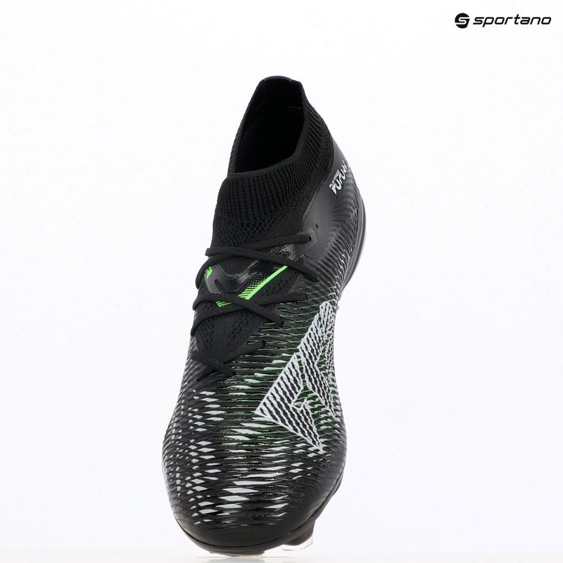 Férfi futballcipő PUMA Future 8 Match FG/AG puma fekete/hűvös világosszürke/fluo zöld 9