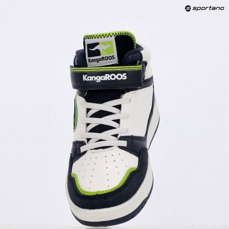 KangaROOS K-CP Dunkin Mid EV dark navy/lime gyermek cipő 9