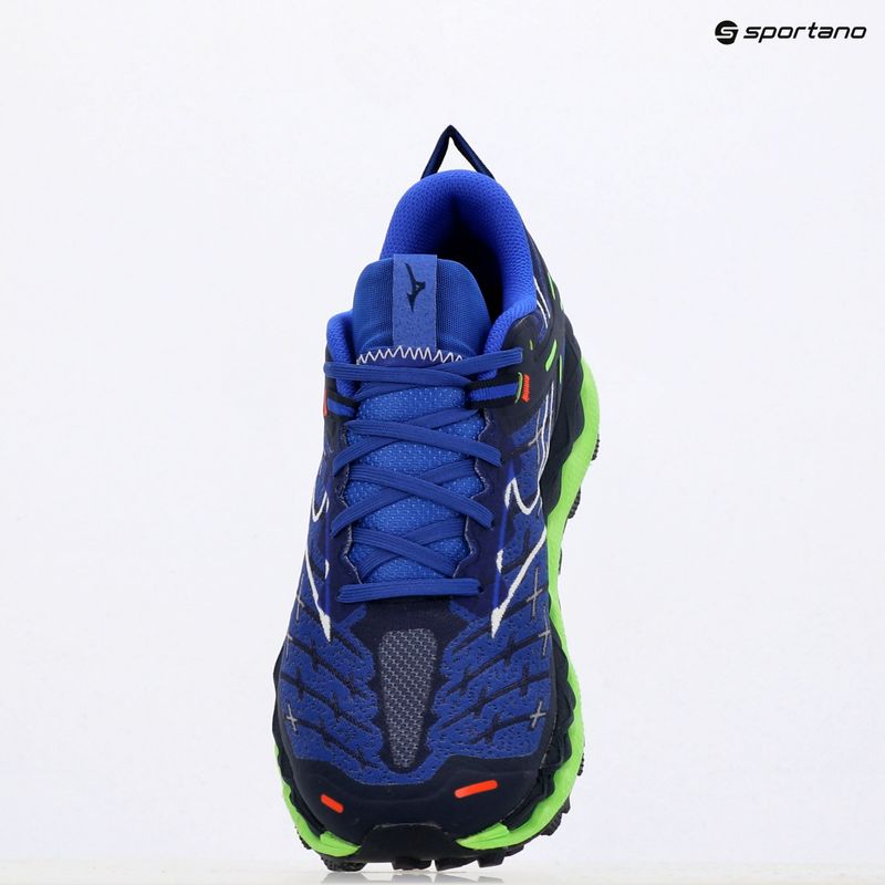 Férfi futócipő Mizuno Wave Mujin 10 reflex kék c/fehér/zöld gecko 9