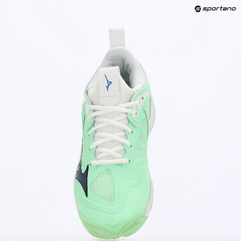 Mizuno Wave Momentum 3 röplabda cipő neo menta/fekete/határkék 9