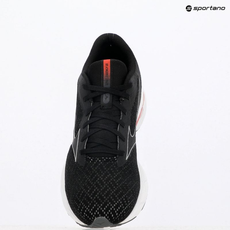 Férfi futócipő Mizuno Wave Prodigy 6 fekete/galaxis ezüst/magas kockázatú piros 9