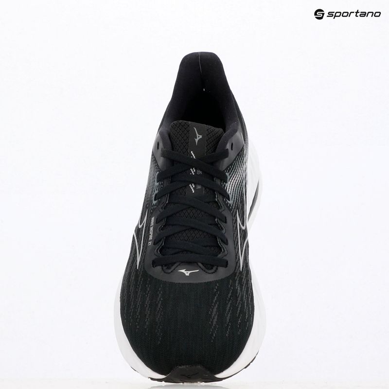 Férfi futócipő Mizuno Wave Inspire 21 2E fekete/ezüst/metál szürke 9