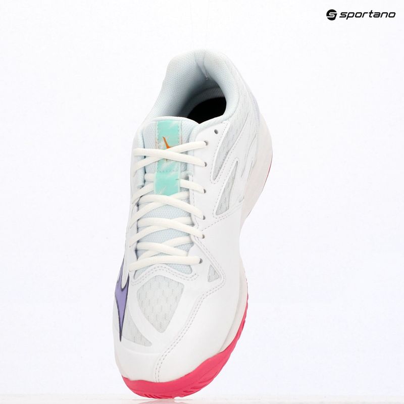 Mizuno Thunder Blade Z fehér/ibolya indigó/kaméleon rózsaszín röplabdacipő 11