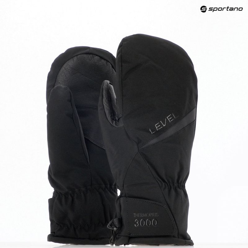 Férfi síkesztyű Level Alpine Mitt black 8