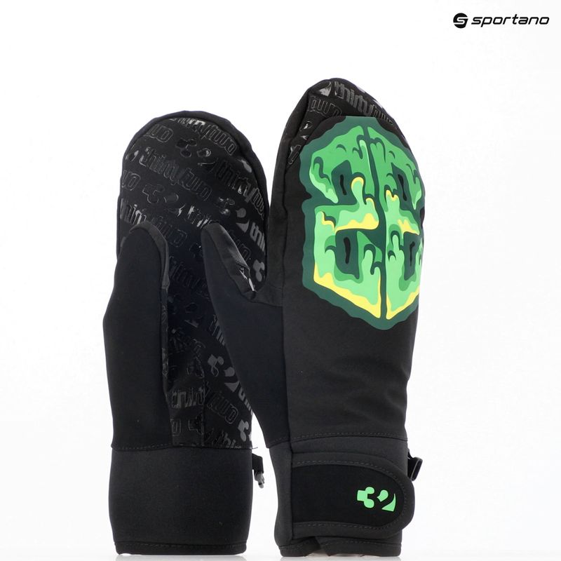 Férfi snowboard kesztyű ThirtyTwo Gateway Mitt black/green 8