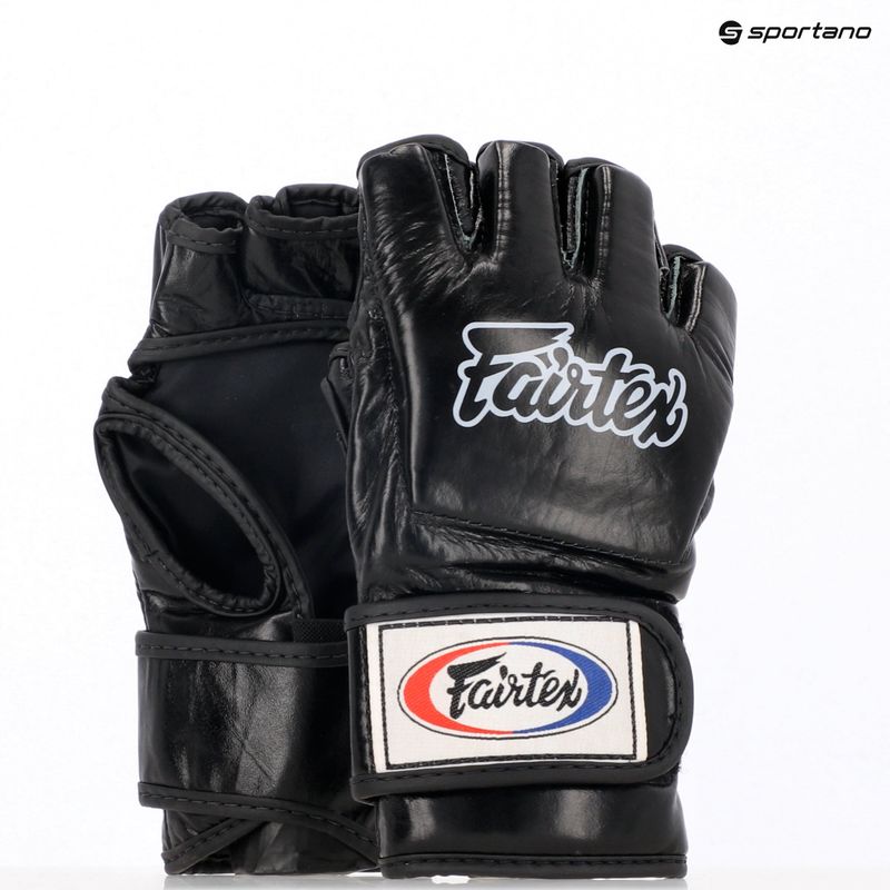 Fairtex "Open Thumb Loop" MMA kesztyű fekete 8