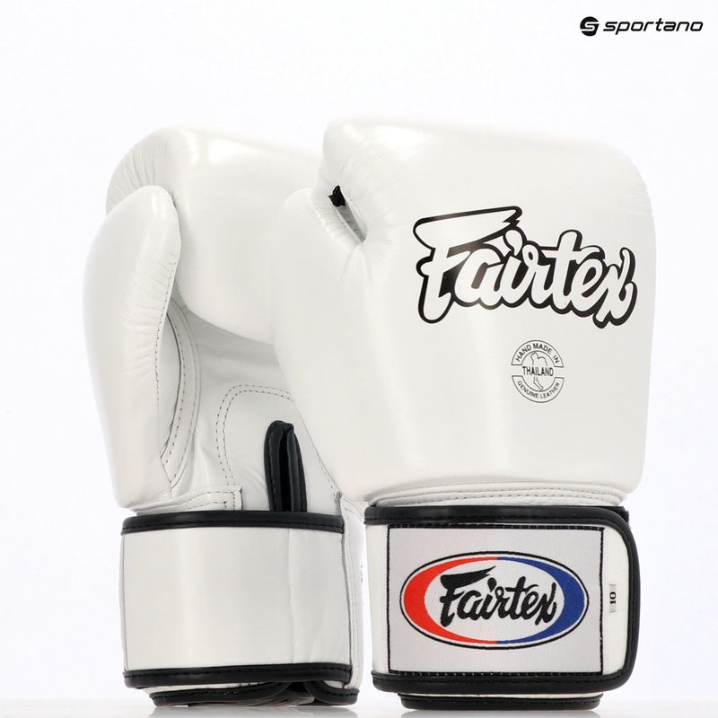 Boxkesztyű Fairtex Universal "Tight-Fit" Design white 4