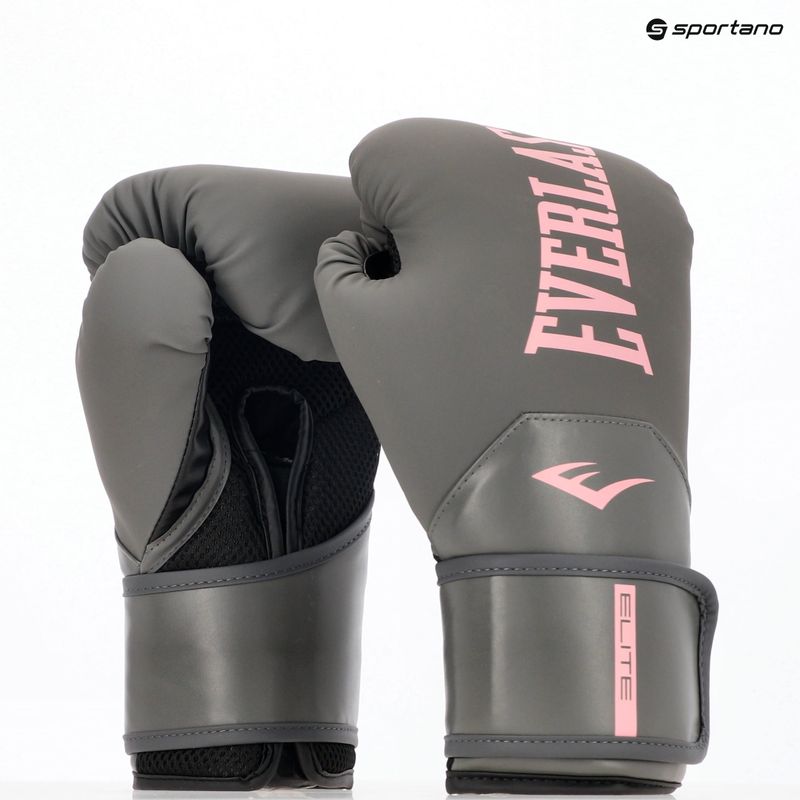 Boxkesztyű Everlast Pro Style Elite 2 grey/pink 8