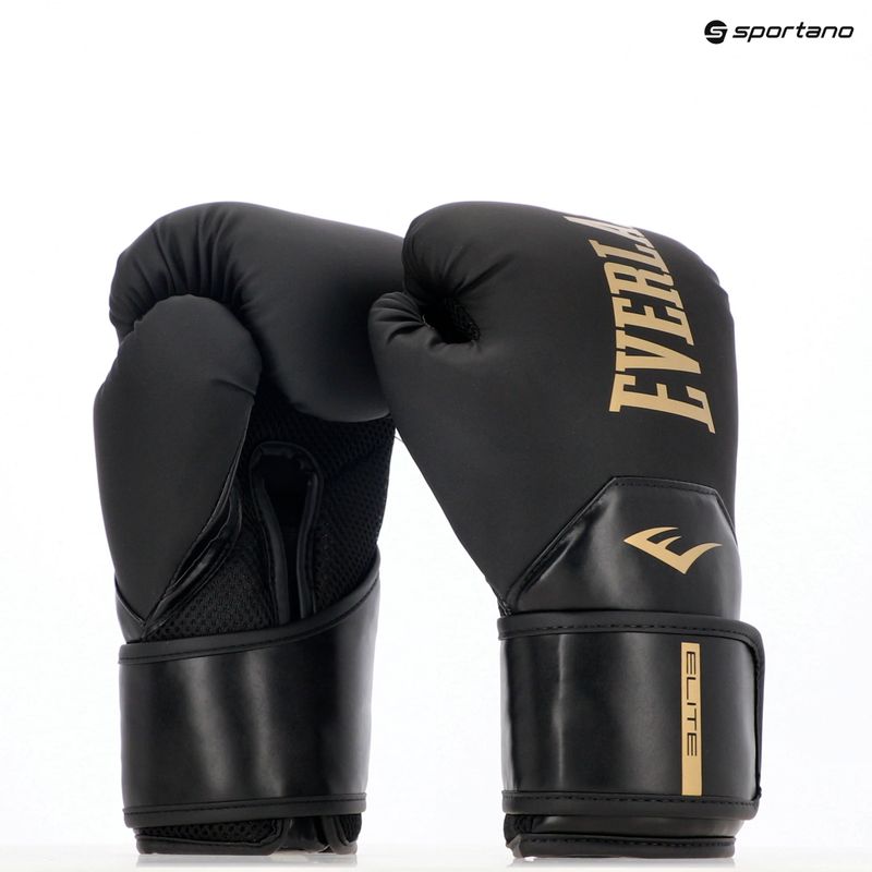 Boxkesztyű Everlast Pro Style Elite 2 black/gold 8