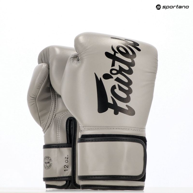 Rękawice boskerskie Fairtex Microfiber gray 13