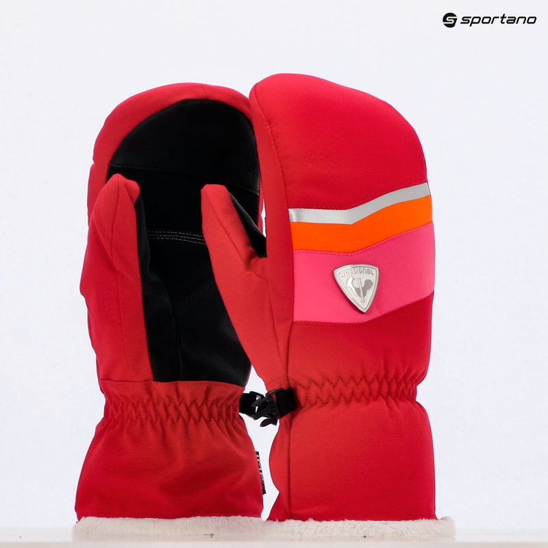 Női síkesztyű Rossignol New Piste M ruby red 8