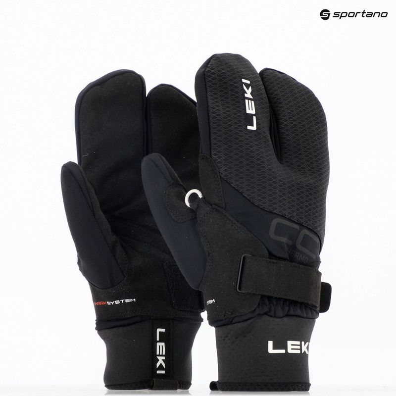 Síkesztyű LEKI CC Thermo Shark Lobster (2+2) black 10