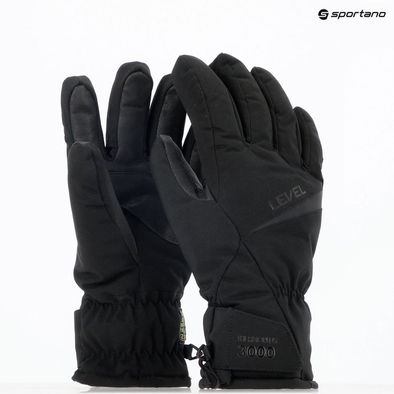 Férfi síkesztyű Level Alpine black 7