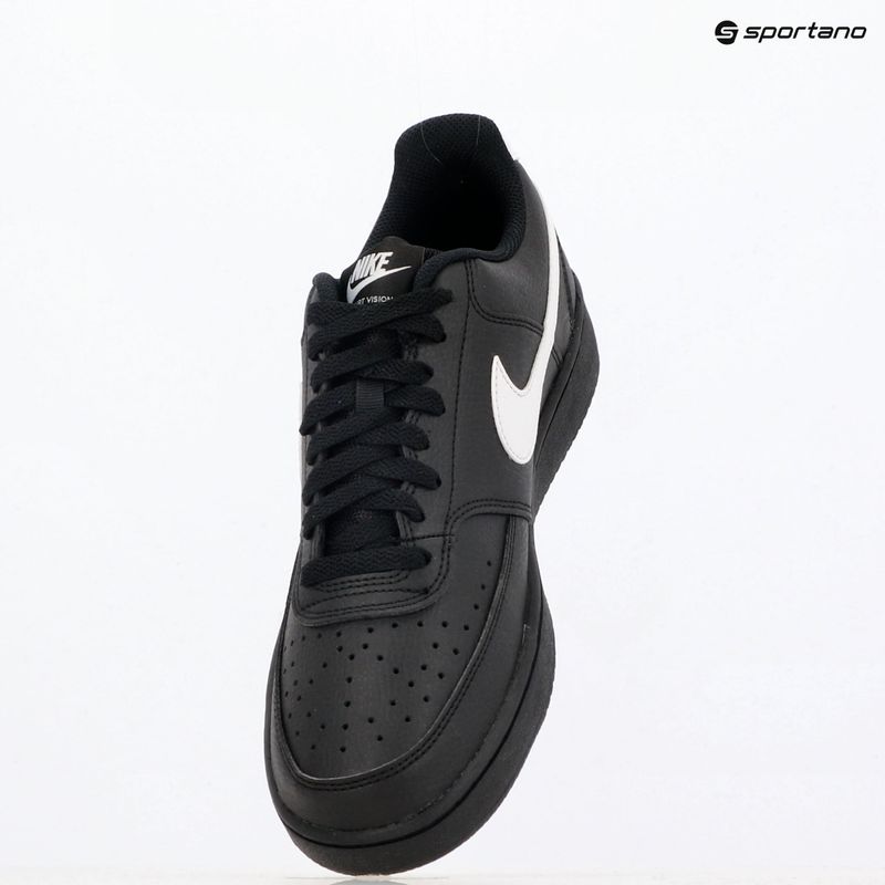 Férfi Nike Court Vision Low fekete/fehér cipő 9