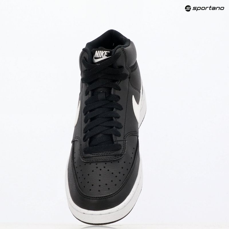 Nike Court Vision Mid Next Nature férfi cipő fekete/fekete/fehér 9