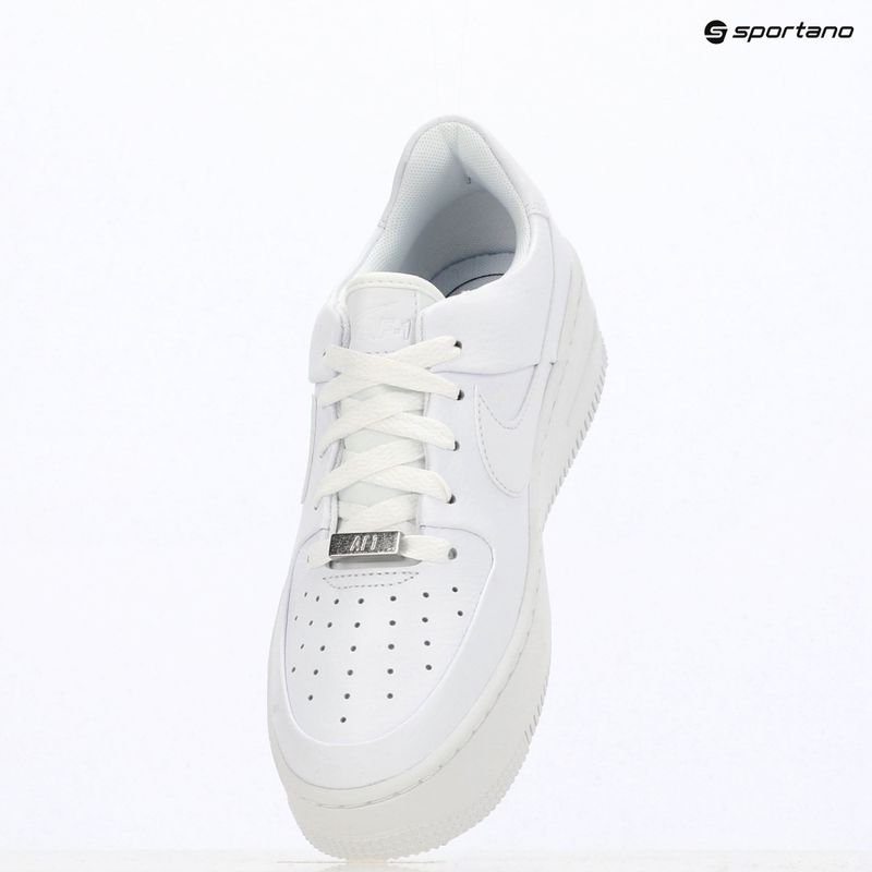 Nike Air Force 1 Sage Low női cipő fehér/fehér/fehér/fehér 9