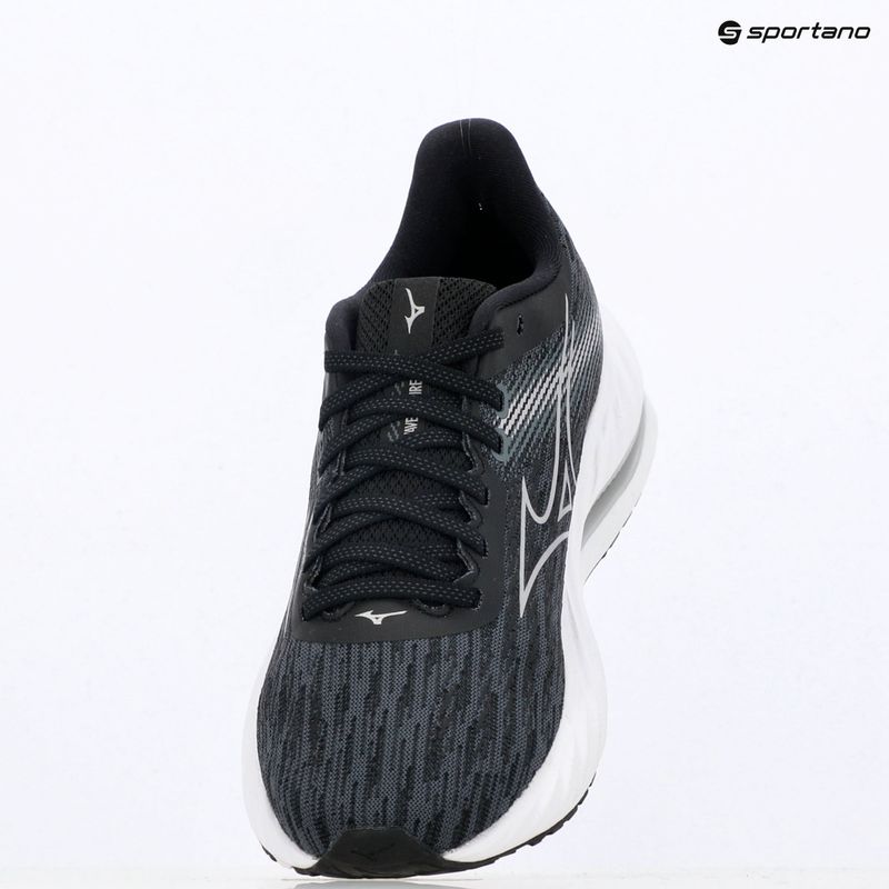 Női futócipő Mizuno Wave Inspire 21 fekete/ezüst/metál szürke 9