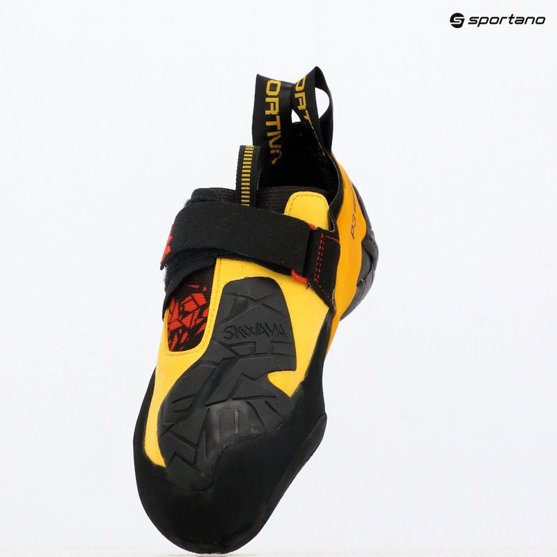La Sportiva Skwama hegymászó cipő fekete/ sárga 9