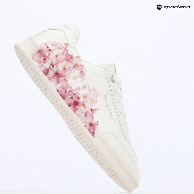 Női KangaROOS K-Ten Flowers fehér/virág cipő 9
