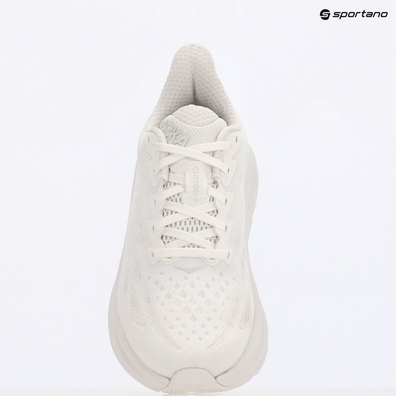Női futócipő HOKA Clifton 9 Wide fehér/fehér 9