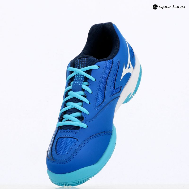 Mizuno Exceed Star CC gyermek teniszcipő mugen kék/ fehér/ folyami kék 9