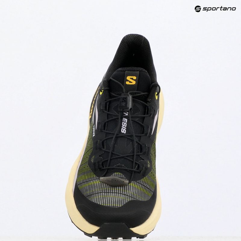 Salomon Genesis női futócipő fekete/kénköves tavasz/orchidea szirom 11