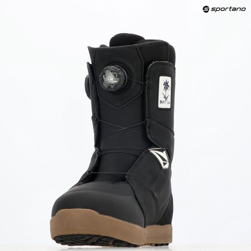 Férfi snowboard cipő ThirtyTwo Lashed Double Boa X Volcom '24 black/gum 11