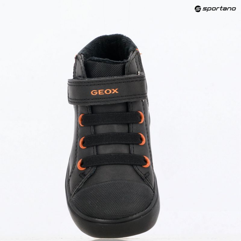 Geox Gisli fekete/sötét narancssárga gyermekcipő 9