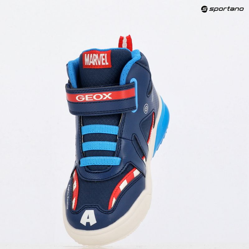 Geox Grayjay óceán kék/piros gyermek cipő 10