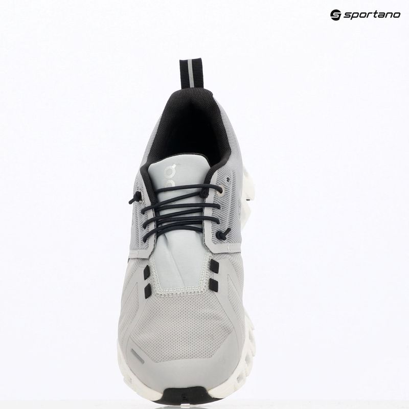 Női futócipő On Running Cloud 5 Waterproof gleccser/fehér 9