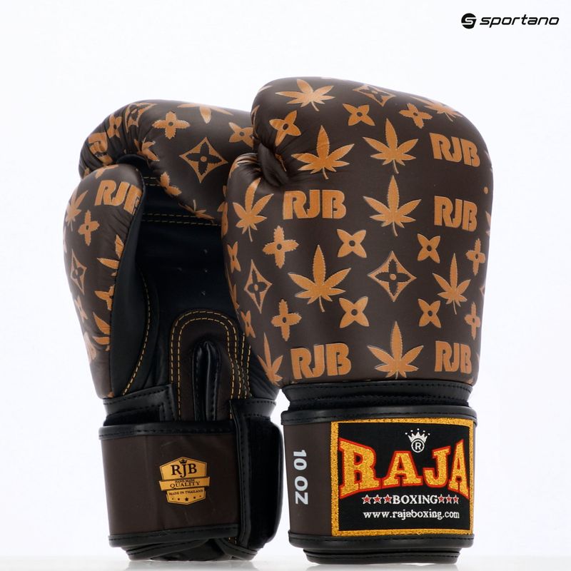RAJA BOXING kesztyű Barna fű 8