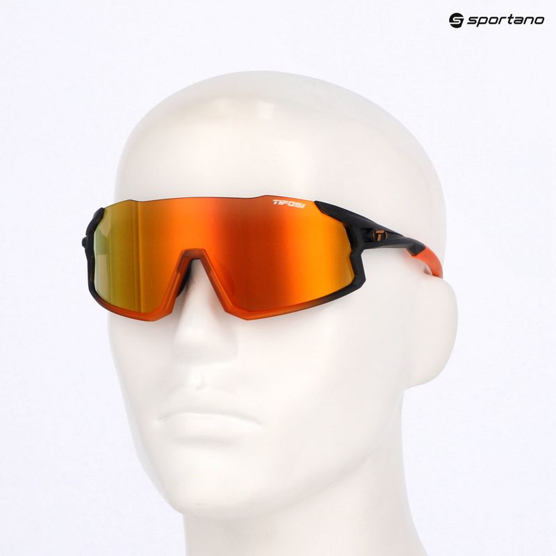 Tifosi Stash Clarion fekete/narancs fade/narancs/ac piros/tiszta napszemüveg 8