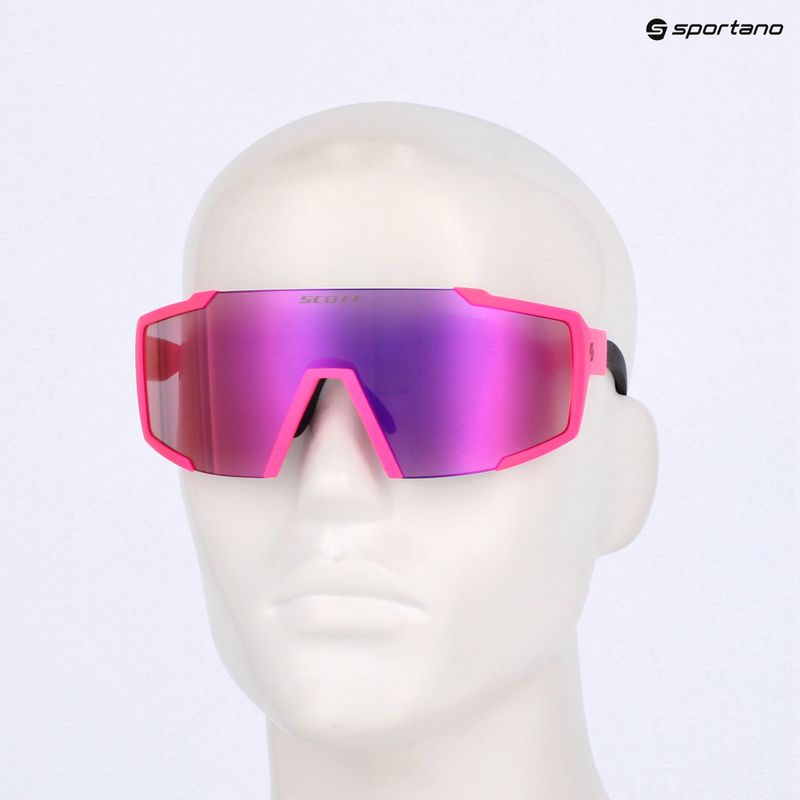 SCOTT Shield acid pink/pink chrome napszemüveg 7