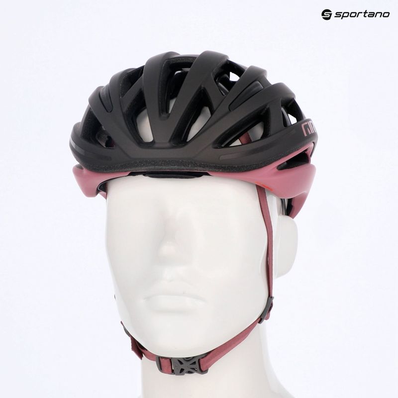 Giro Helios Spherical MIPS kerékpáros sisak matt szén/poros rózsa 13