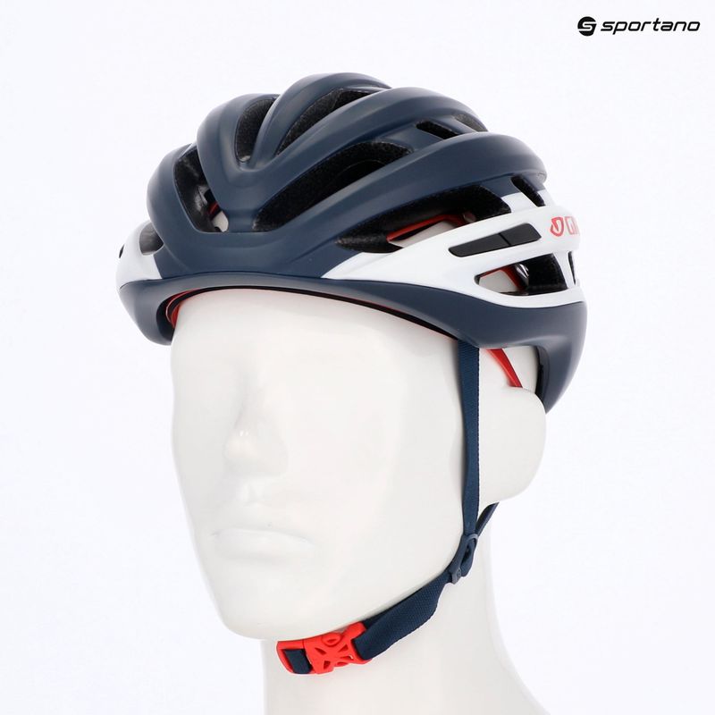 Kerékpáros sisak Giro Agilis Integrated MIPS matte midnight white/red 13