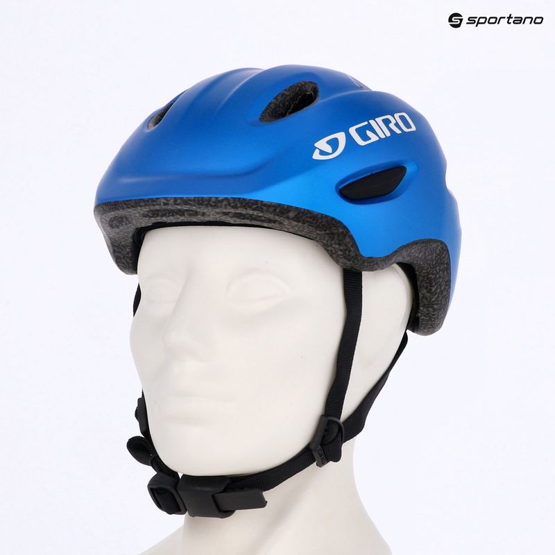 Gyerek kerékpáros sisak Giro Scamp matte ano blue 12