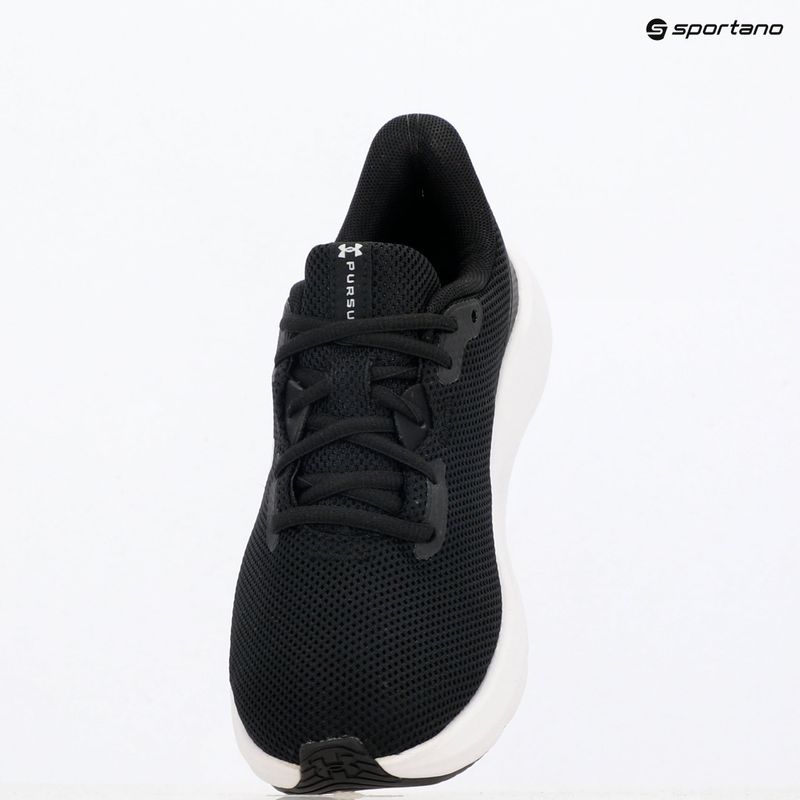 Under Armour Charged Pursuit 4 női futócipő fekete/fekete/fehér 9