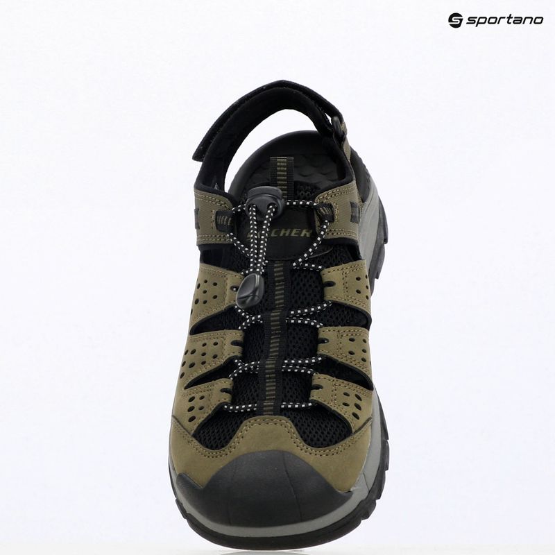 SKECHERS férfi Tresmen Menard olíva szandálok 9
