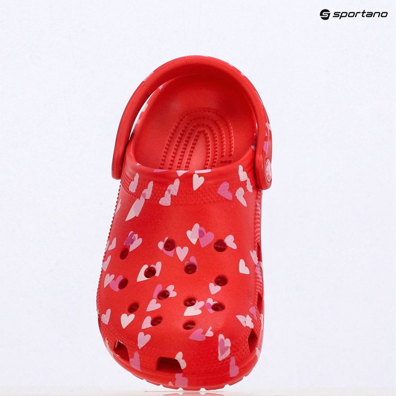 Crocs Classic Valentines Day Clog cseresznye piros 8