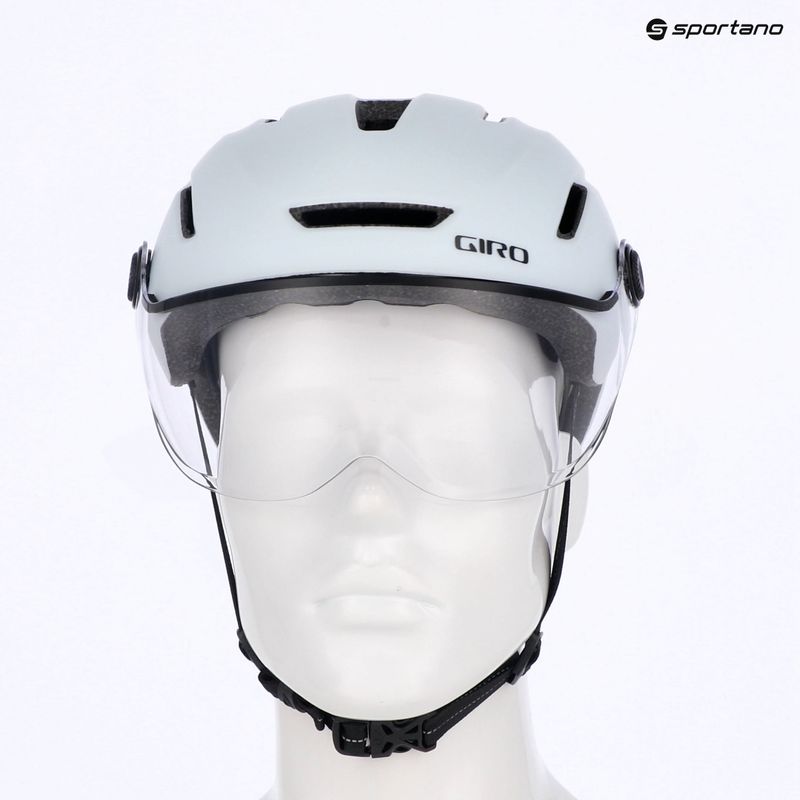 Kerékpáros sisak Giro Evoke Shield Integrated MIPS matte chalk 14