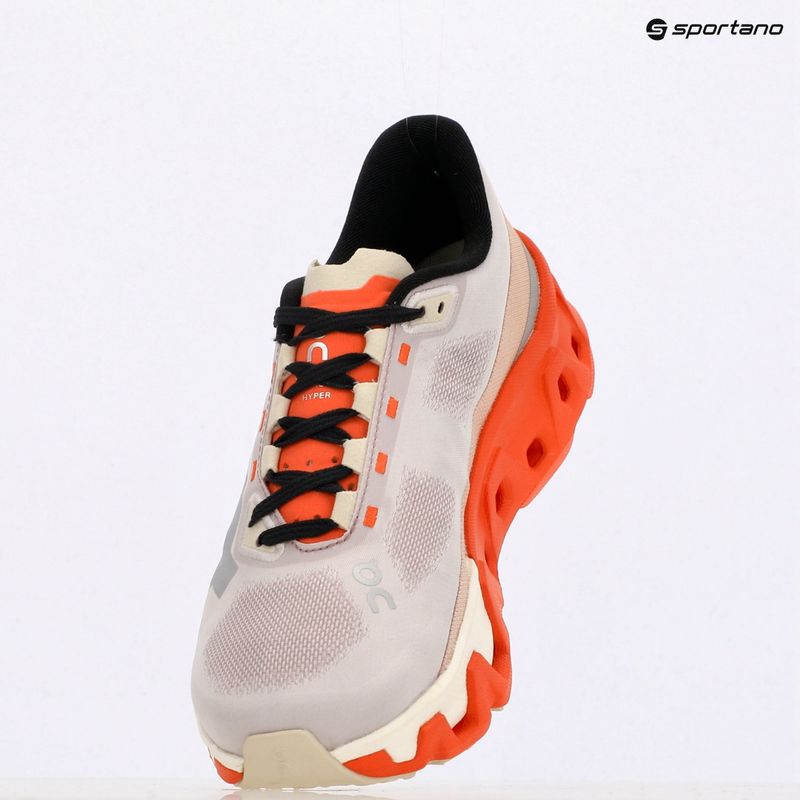 Női On Cloudmonster Hyper lila/láng futócipő Hyper mauve/flame 9