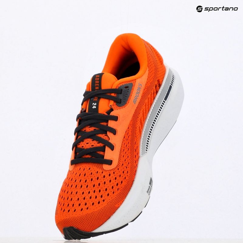Férfi Brooks Adrenaline GTS 24 narancssárga/ebony/országkék futócipő 9