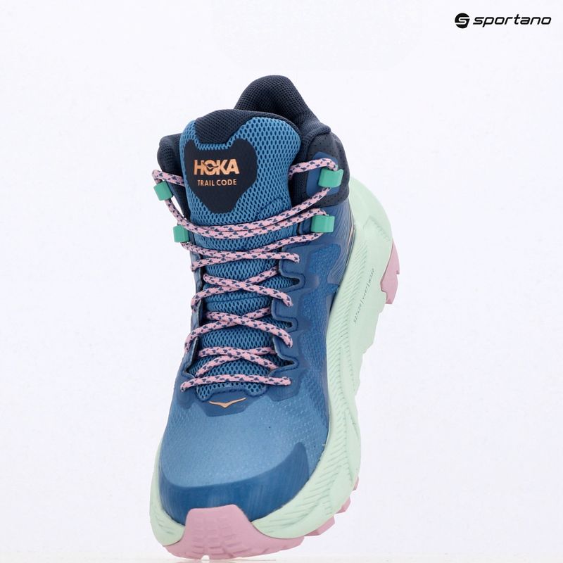 HOKA Trail Code GTX túrabakancs ködös éjszaka/aqua breeze 9