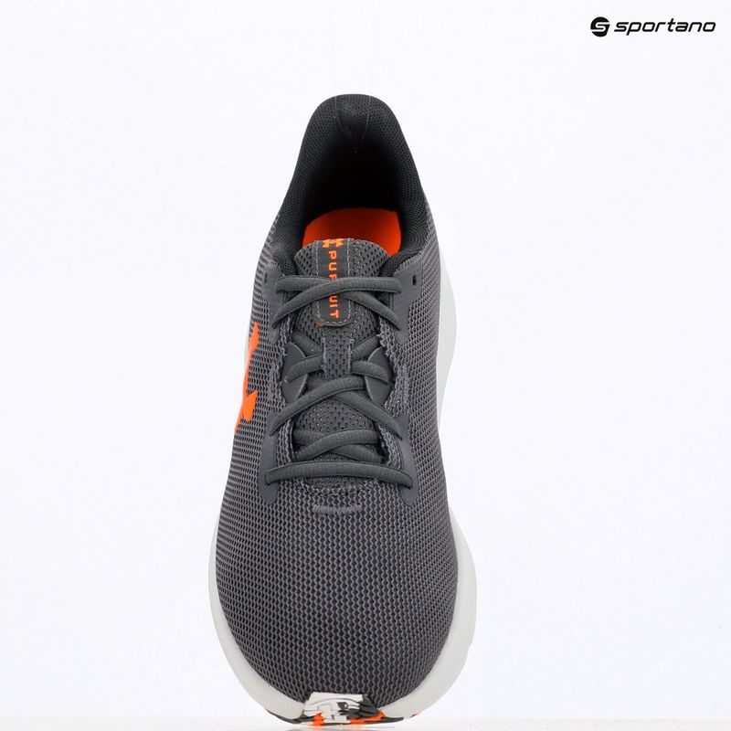 Under Armour Charged Pursuit 4 castlerock/anthracite/blaze narancs férfi futócipő 9