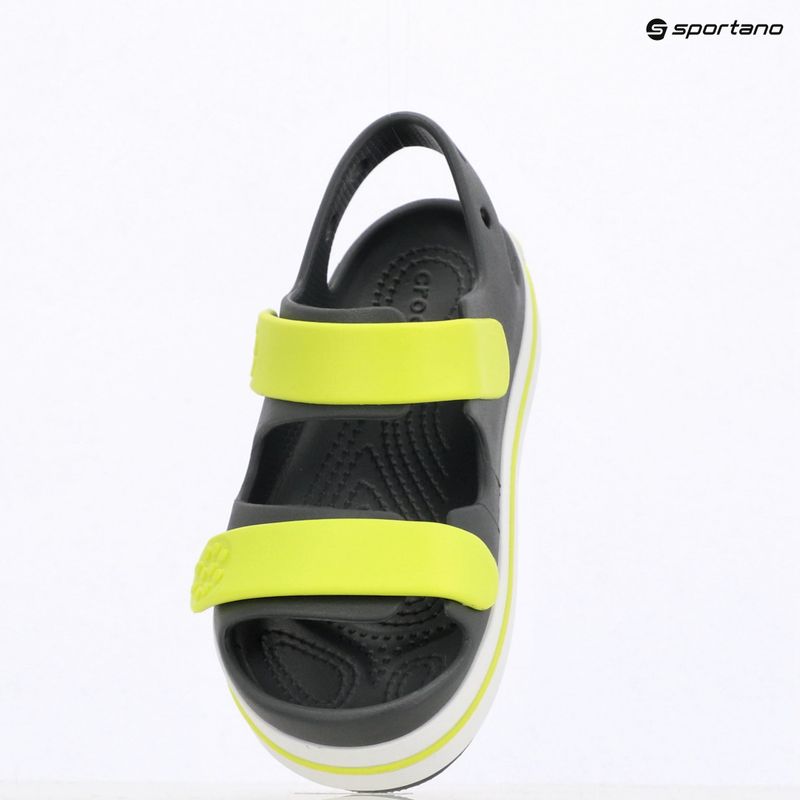 Crocs Crocband Cruiser Kids szandál pala szürke/acidia 16