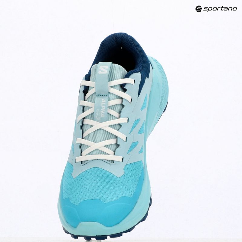 Női futócipő Salomon Alphaglide kék curacao/poseidon/aruba kék 9